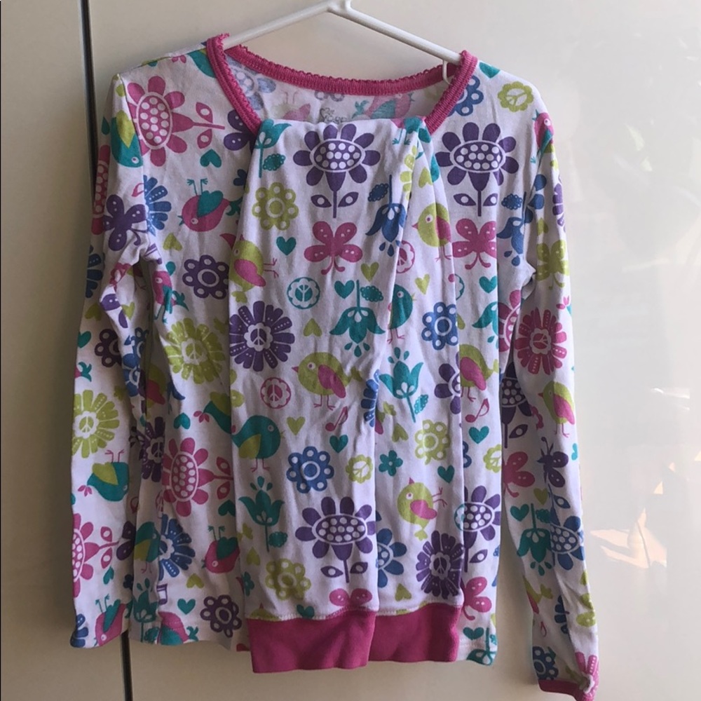 Super Soft Bird & Flower Pajama Set